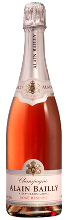 Champagne brut rosé Alain Bailly