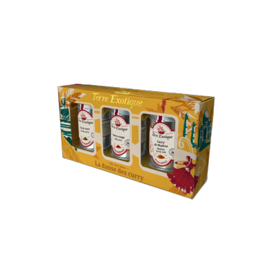 23€ Coffret : La danse des curry de Terre Exotique