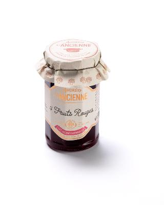 Confiture Quatre fruits rouges bocal 270gr Andrésy Confitures