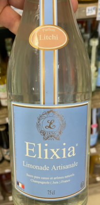 Limonade artisanale au litchi 75cl Elixia