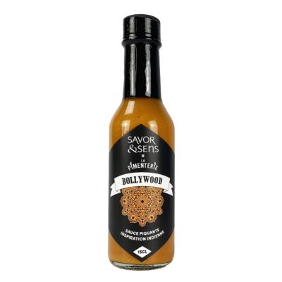 Sauce pimentée Bollywood 15cl Savor & Sens et La Pimenterie