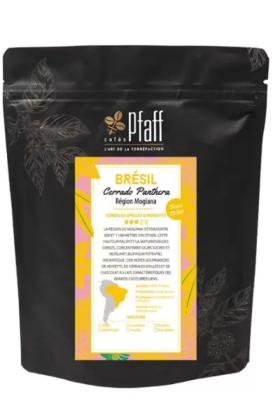 Café en grains Brésil Cerrado Panthera sachet 250gr Cafés Pfaff