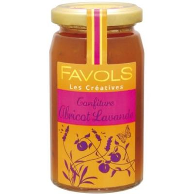 Confiture abricot lavande 260gr Maison Favols
