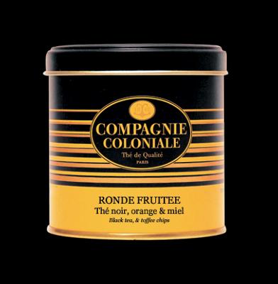 Thé noir Ronde fruitée Compagnie Coloniale Boîte luxe métal 90gr