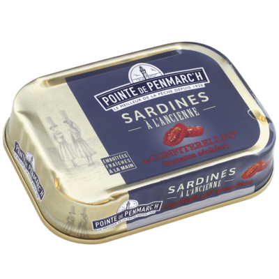 Sardines à l'ancienne aux confiterelles, boîte 115gr, Pointe de Penmarc'h