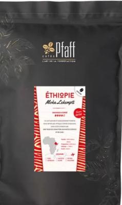 Café en grains Ethiopie Moka Lekempti sac 1kg Cafés Pfaff