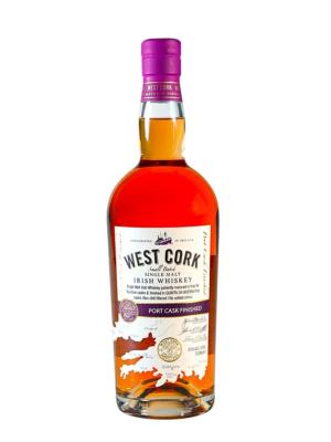 Whisky Irlande Single Malt WEST CORK Port Cask Finished 