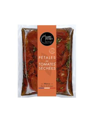 Pétales de tomates séchées recette Marco ( basilic et origan) sachet 200gr  Marc Peyrey