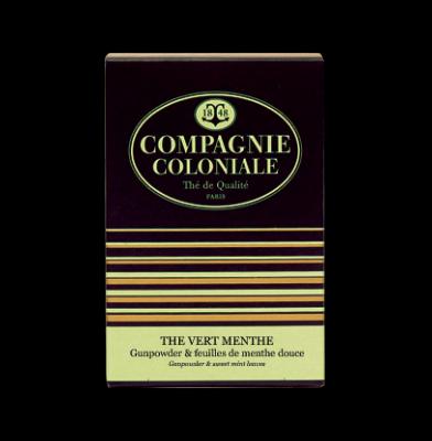 Thé Vert à la menthe Compagnie Coloniale Boîte 25 sachets