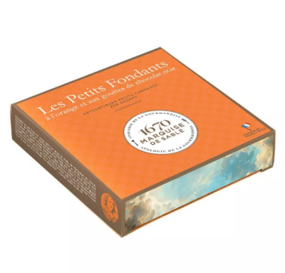Biscuits fondants orange et chocolat La Sablésienne étui 80gr