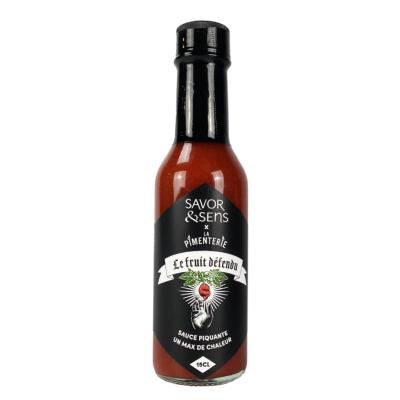 Sauce Pimentée Fruit défendu 15cl Savor & Sens et La Pimenterie