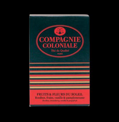 Rooibos fruits et fleurs du soleil Compagnie Coloniale Boîte 25 sachets