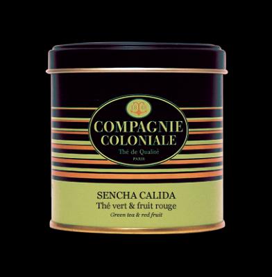 Thé vert Sencha Calida Compagnie Coloniale Boîte métal luxe 90gr