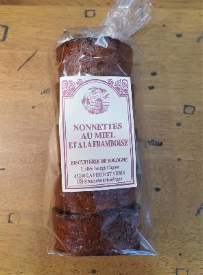 Nonnettes au miel et à la framboise Biscuiterie de Sologne