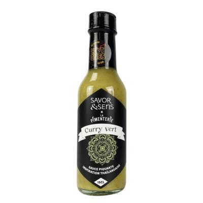 Sauce Pimentée Curry vert 15cl Savor & Sens et La Pimenterie